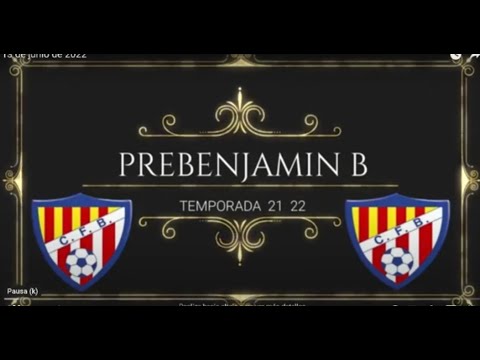 PRESENTACION PLANTILLA CF BARCELONETA PREBENJAMIN B TEMPORADA 21/22