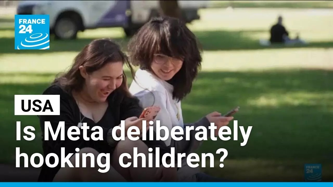 Is Meta deliberately making children addicted to its social media platforms? • FRANCE 24 English