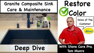How To Revive Granite Composite Sink with Damage