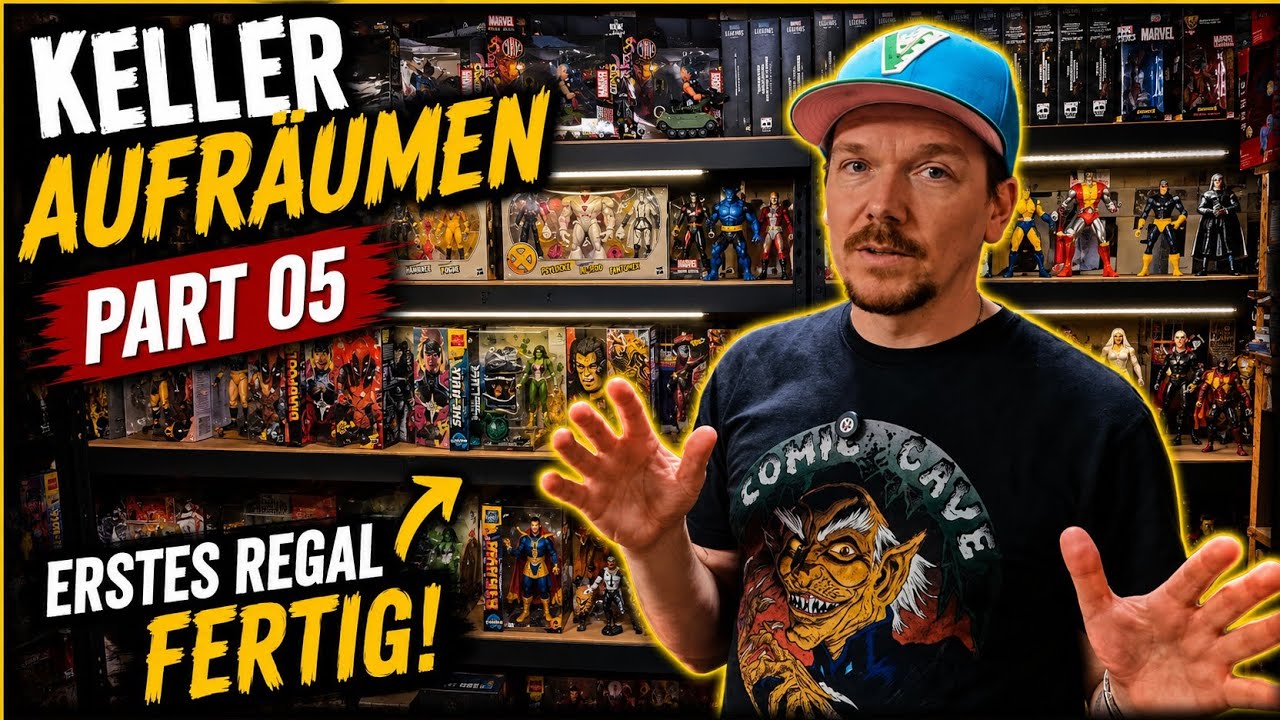 Das erste Regal ist fertig! - Actionfiguren Sammlung im Keller | Part 05