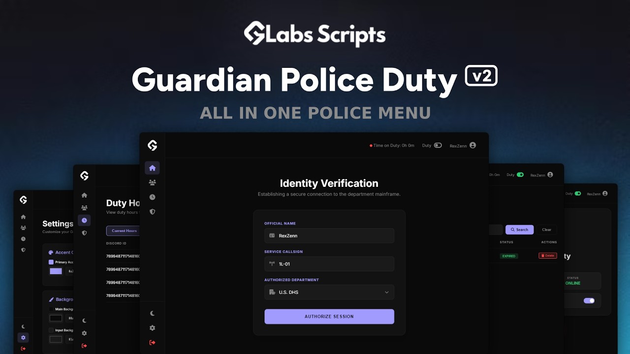 [PAID] Guardian Police Menu v2 - FiveM Releases - Cfx Forum