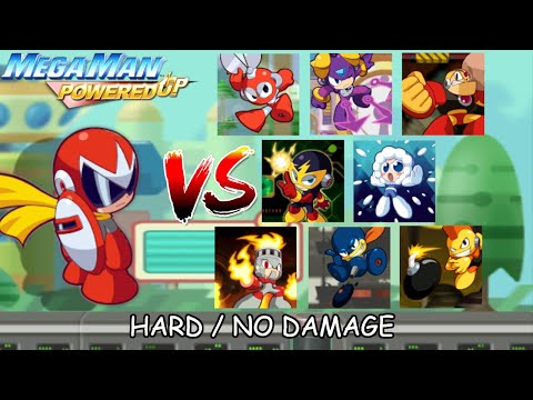 Mega Man Powered Up: All Bosses as PROTOMAN (Hard/No Damage)
