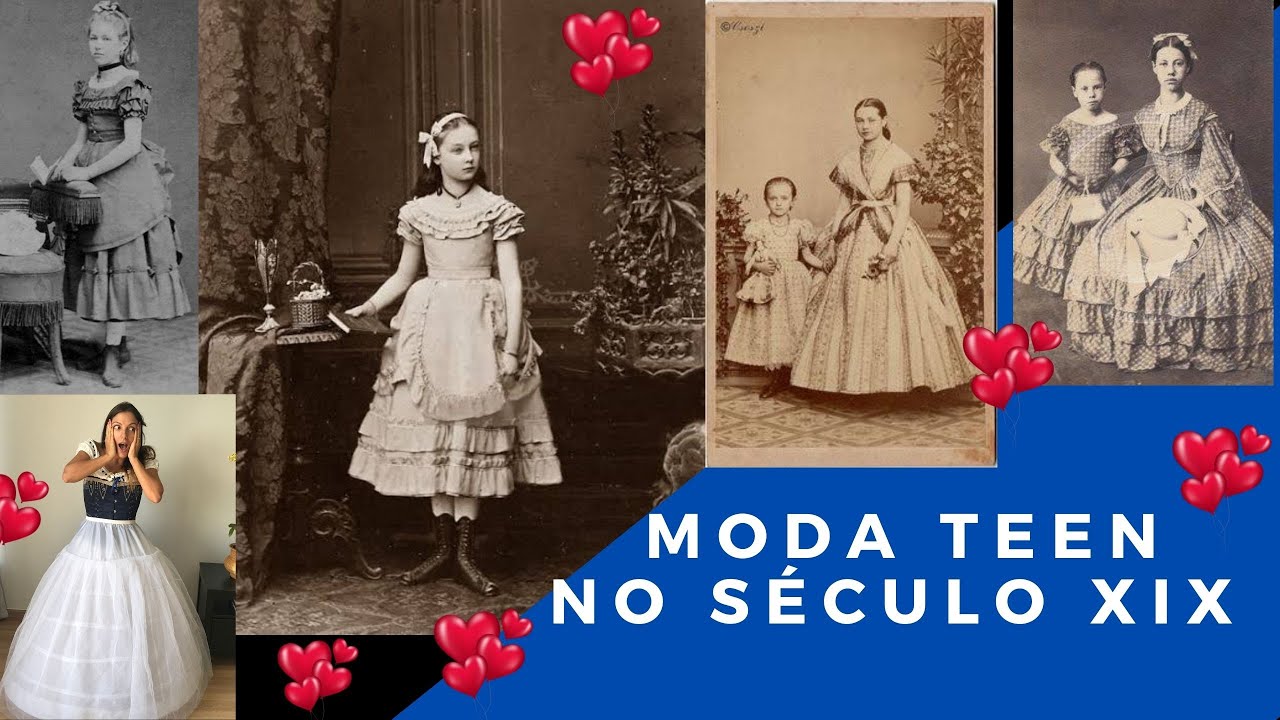 O que vestiam as adolescentes no século XIX?