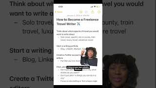 How to become a travel writer #travelwriter #travelwriting #traveljournalist