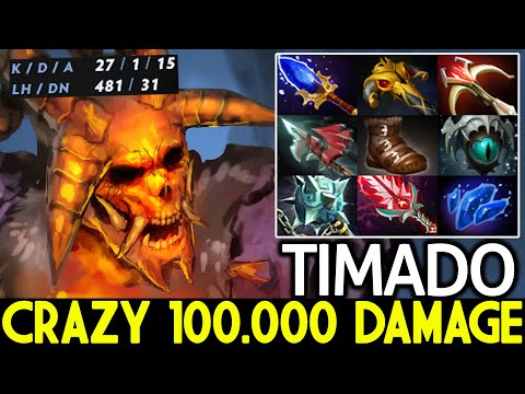 TIMADO [Clinkz] Crazy 100K Damage Raid Boss 27 Kills Dota 2