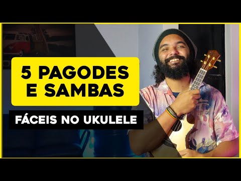 5 Easy Pagode and Samba Songs on the Ukulele | Ukulele Lesson for Beginners | Complete Tutorial