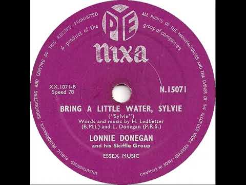 UK New Entry 1956 (132) Lonnie Donegan & His Skiffle Group - Bring A Little Water, Sylvie