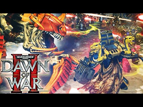 CHAOS TERMINATOR SORCERER vs Carnifex! - Astartes Mod, Warhammer 40.000: Dawn of War 2: Retribution