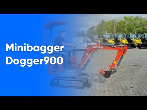 Kingway Dogger900 Minibagger – Effizienz trifft Qualität | Sonderangebot für Deutschland!
