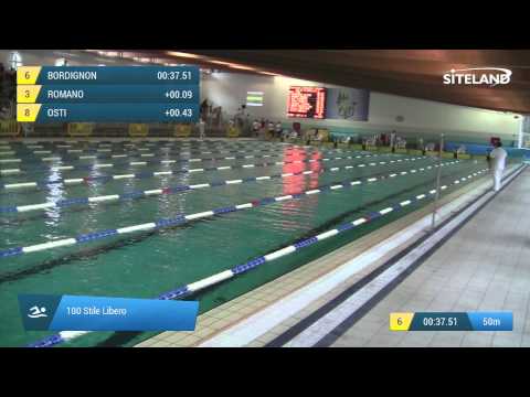 Serie 3 dei 100 Stile Libero  Assoluti Maschi Master - Campionati Regionali Master 2015 VENETO e FR