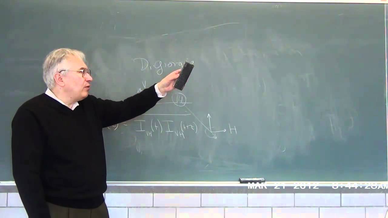 Classes in Polymer Dynamics - 18 Colloid Dynamics