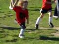 Micah S First Soccer Game