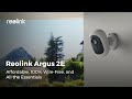 Reolink Caméra réseau Argus 2E Panneau solaire 2 inclus + 64 Go MicroSD