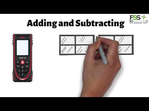 The Leica DISTO X3 Adding and Subtracting