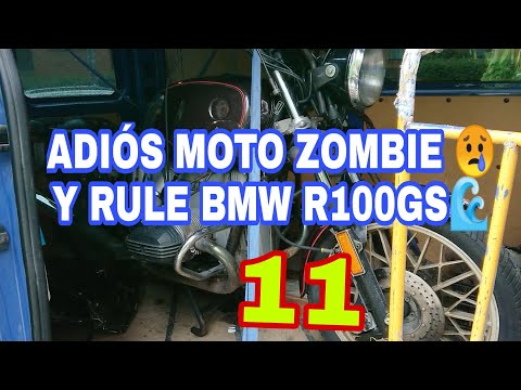 11. ADIÓS MOTO ZOMBIE y Rule BMW R100GS por las Olas gigantes en Zarautz