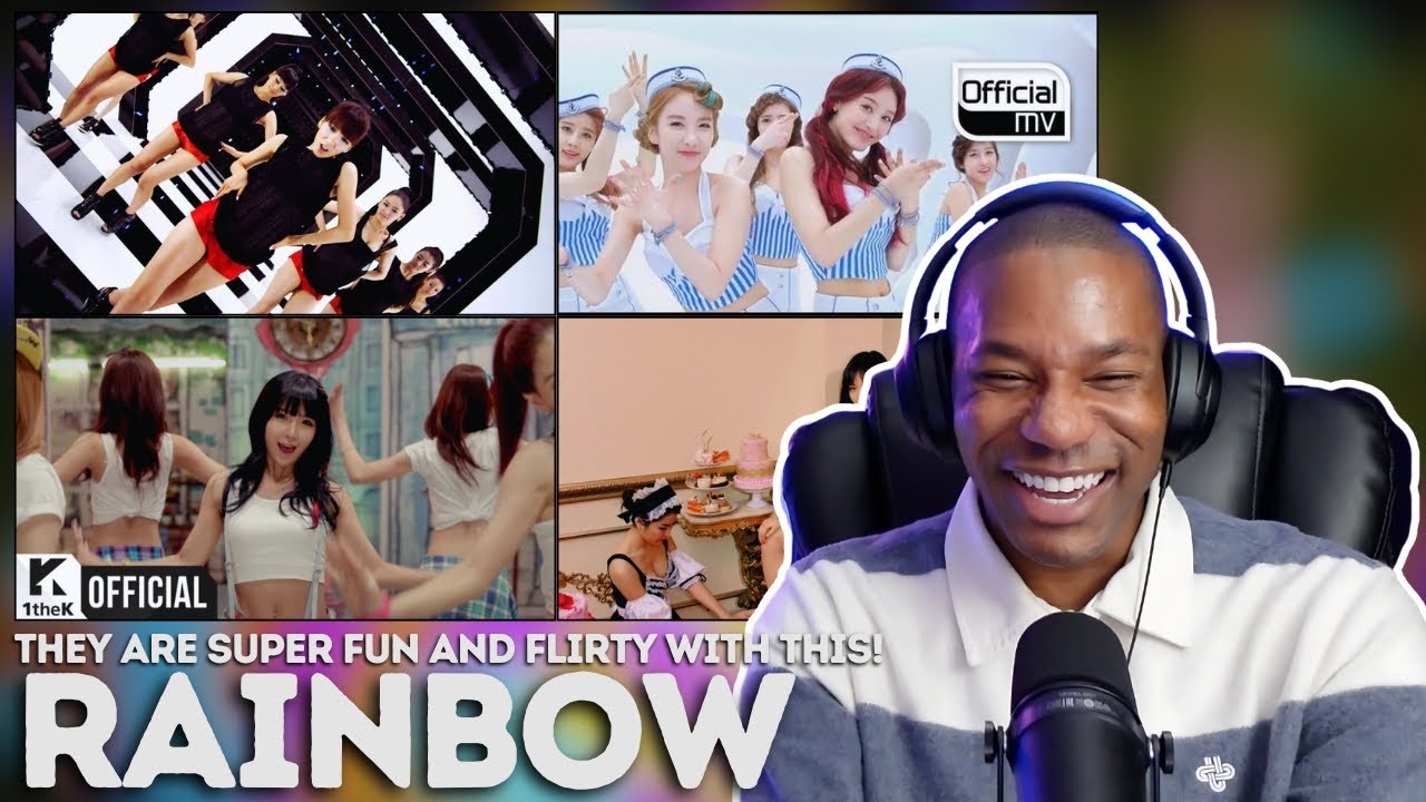 RAINBOW | 'Gossipgirl', 'A', 'Tell Me Tell Me', 'Sunshine', 'Cha Cha' MV REACTION