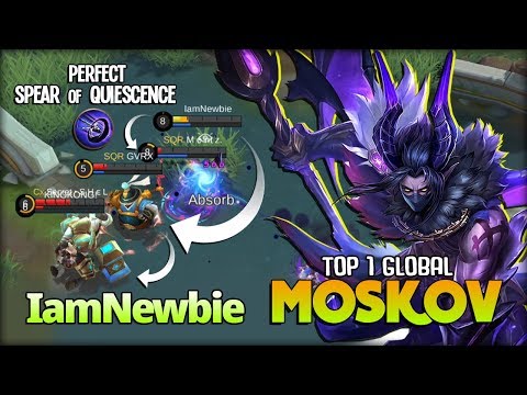 MANIAC!! Twilight Dragon Fast Counter Attack! IamNewbie Top 1 Global Moskov ~ Mobile Legends