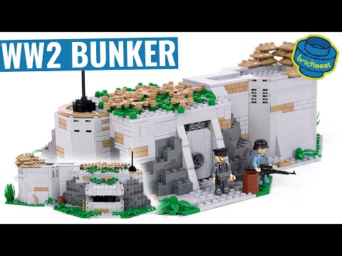 WW2 BUNKER for your DIORAMA - MODBRIX 9022 (Speed Build Review)
