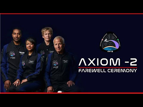 REPLAY! AX-2 ISS Farewell Ceremony
