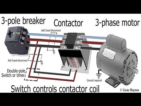 Electrical Contactor Wiring ! No\Nc ! Start Stop Push Switch Connection ! Hindi\Urdu Video