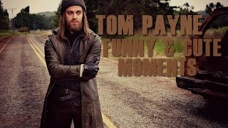 Tom Payne from The Walking Dead funny & cute moments video