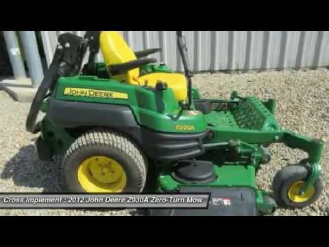 2012 John Deere Z930A Minier, Springfield, Bloomington, and Peoria, IL 43274
