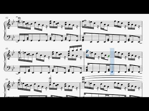 Crossing Swords (Xenoblade Chronicles 2) Piano Sheet Music - 交わる剣(ゼノブレイド2)ピアノ