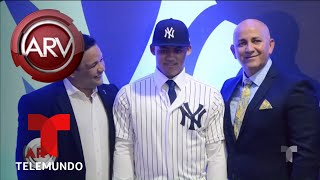 Joven Pelotero Dominicano firmó con Los Yankees | Al Rojo Vivo