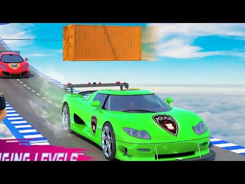 Police Mega Ramp Car Stunts 3D Game | Android GamePlay HD - Free Games Download - New Gadi Wala Game
