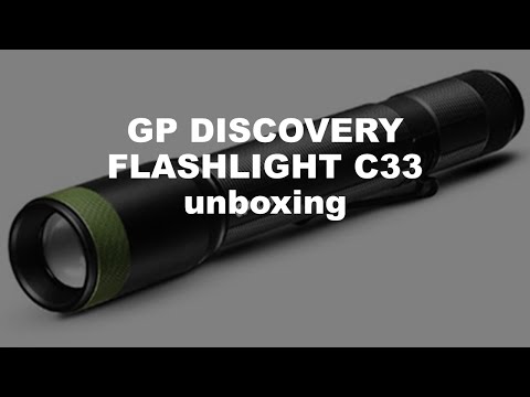 GP DISCOVERY FLASHLIGHT TASK LIGHT WITH SIDE COB LED   C33 unboxing