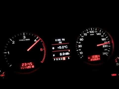 Audi A4 B7 3.0 Tdi 2007 - Acceleration 60 - 240 km/h [HD]