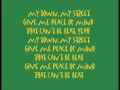 My Town by Buck O' Nine with lyrics 