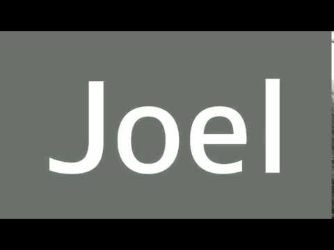 How to say Joel in Spanish