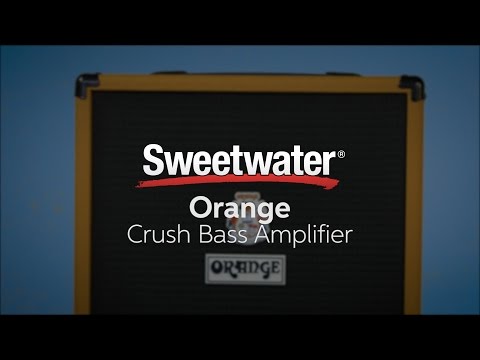 Orange Crush Bass Amplifier Line Demo