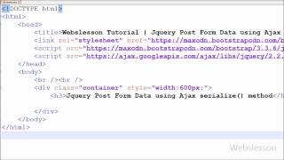 Jquery Insert Form Data using Ajax serialize() method with php mysql