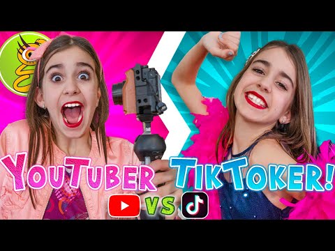 YOUTUBER vs TIKTOKER!