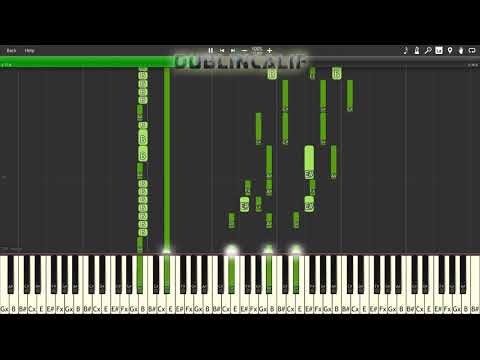 Xenoblade Chronicles - An Obstacle in Our Path Theme Piano Tutorial Synthesia