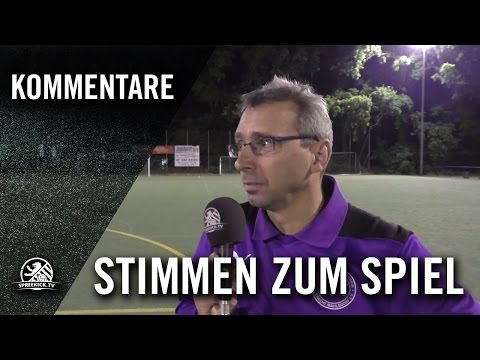 Die Stimmen zum Spiel (SSC Teutonia - BSV Eintracht Mahlsdorf, U17 B-Junioren, Landesliga, St. 2)