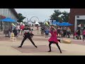 Yellow Apple Circus Synchronized Juggling Clip