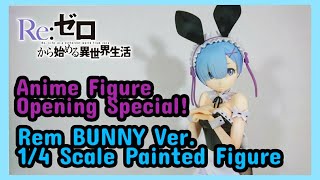 Rem Bunny 1/4 Scale Painted Figure Unboxing Video -  Good Smile Company