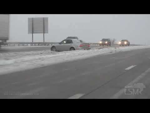 01-22-2020 Newton, KS - Vehicle Wrecks and Slide-Offs