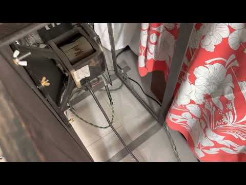 Cinemeccanica mod.306 field coil speakers test with Frazer