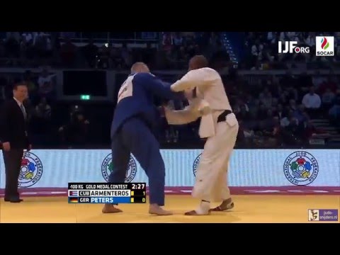 Judo 2016 Grand Prix Dusseldorf: Armenteros (CUB) - Peters (GER) [-100kg] final