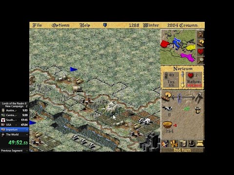 Lords of the Realm 2: New Campaign Speedrun in 2:44:58 (Former) World Record