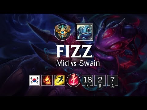 Fizz Mid vs Swain - KR Challenger Patch 8.13