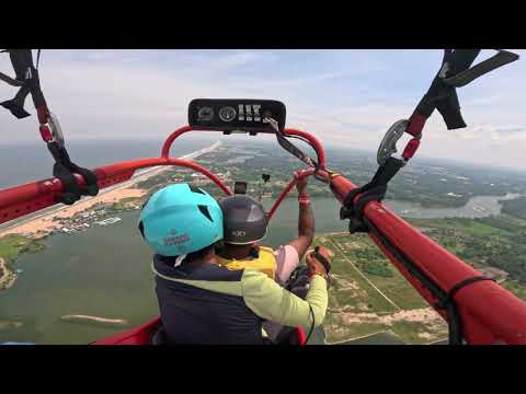 Paradise beach.. Paragliding