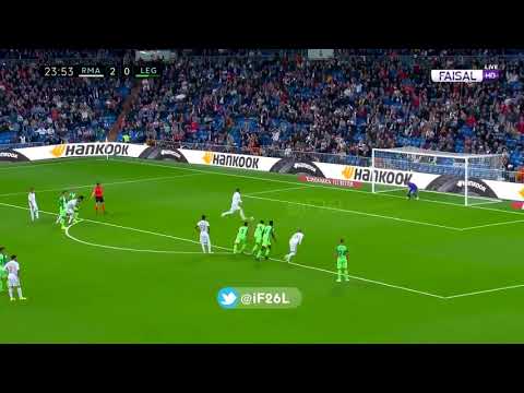 Ramos goal  Leganes vs real madrid