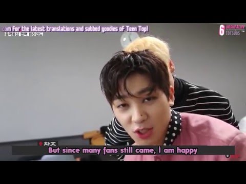 [6TOTSubs] 160126 TEEN TOP ON AIR -  'RED POINT' Music Core First Broadcast BTS