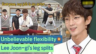 Lee Joon-gi showed off his flexibility with the sp