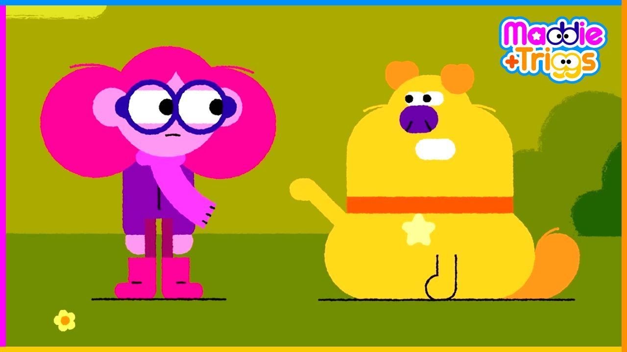 The Wind Takes Maddie's Paper Bird 💨 A Maddie + Triggs Clip 🐶